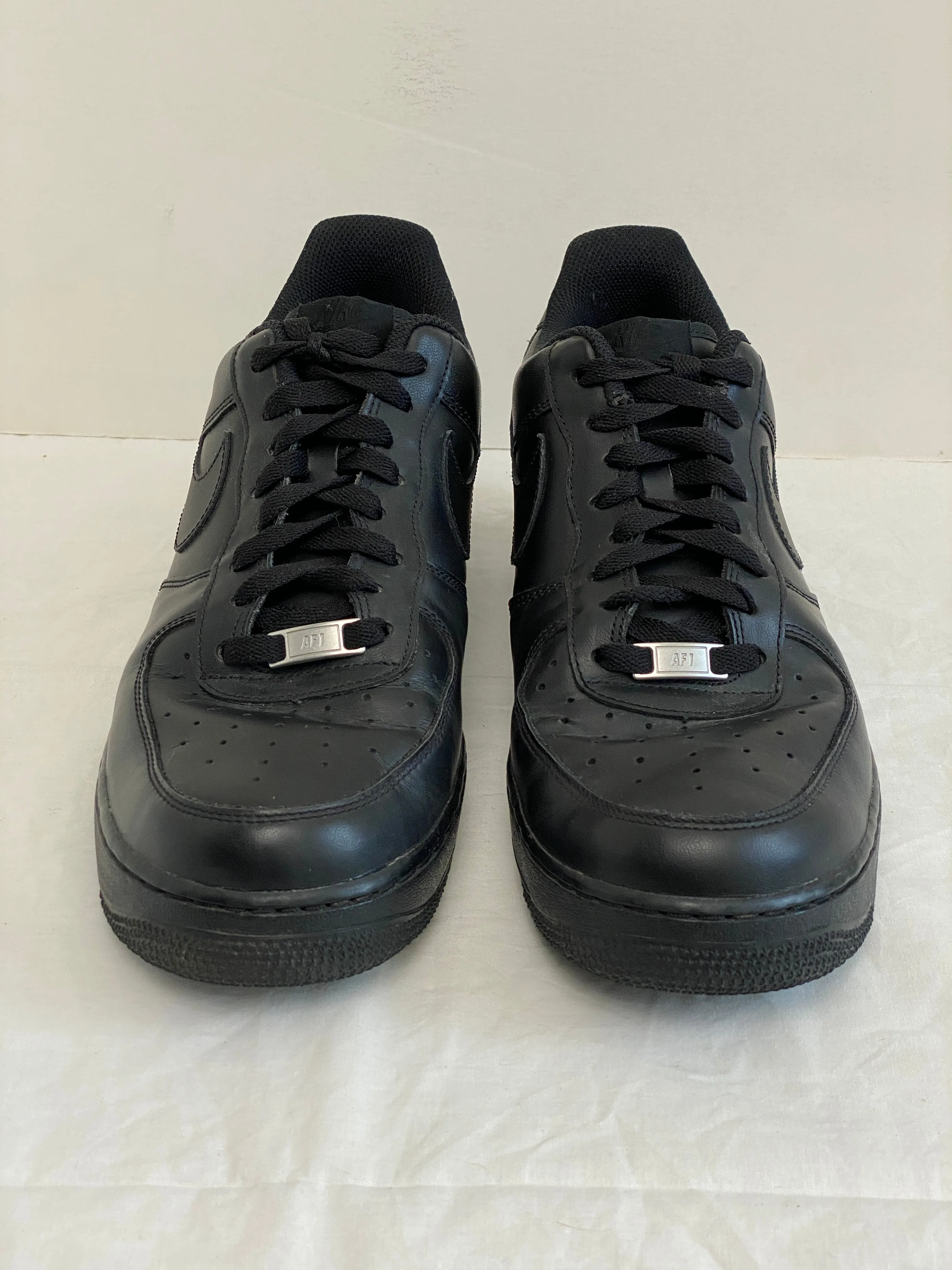 Nike Air Force 1 Low '07 Triple Black 315122-001 Shoes Sneakers (Size 12)