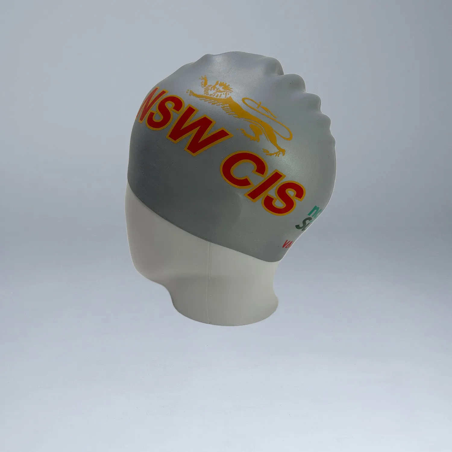 NSW CIS Swim Cap - Silver