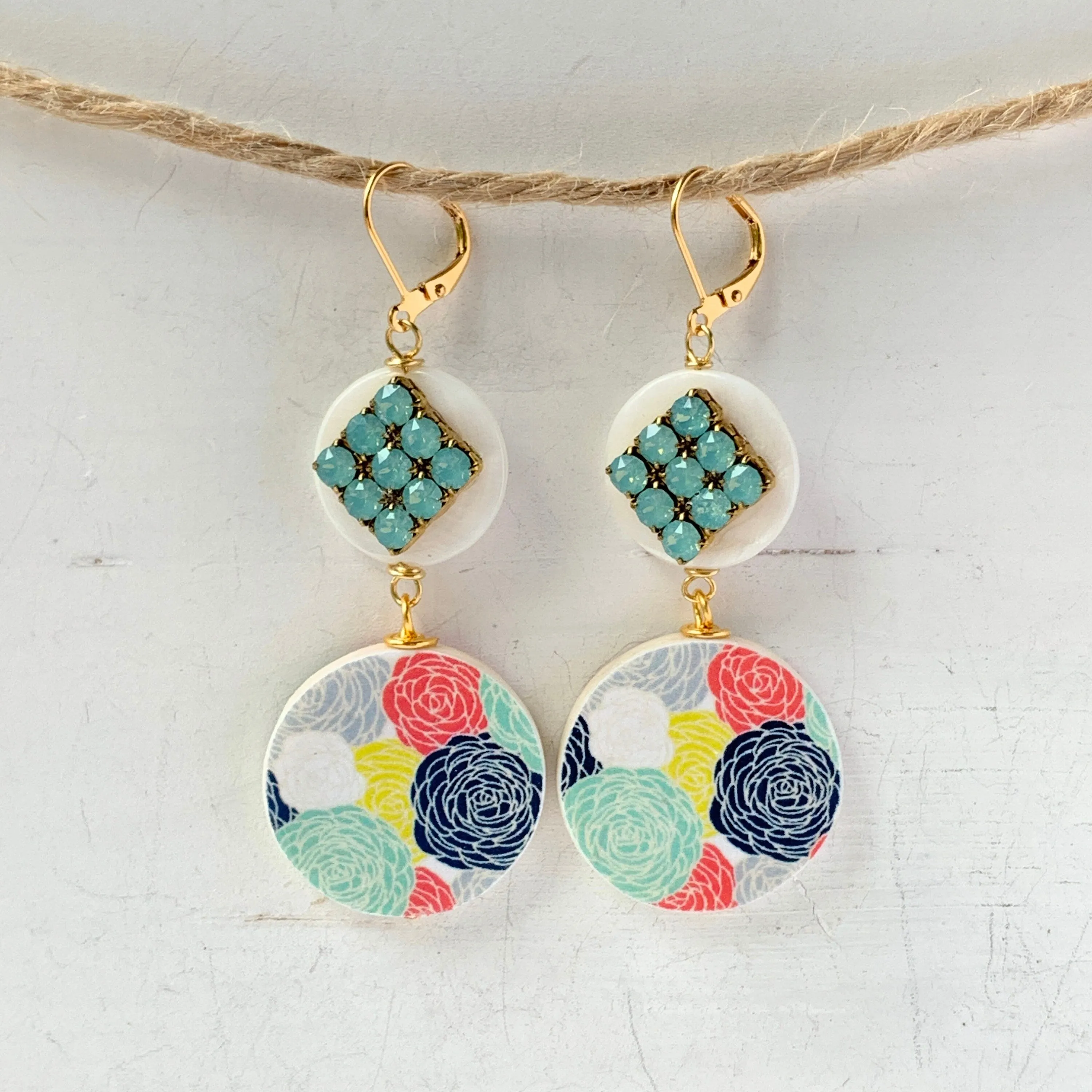 Pacific Opal Drop Earrings