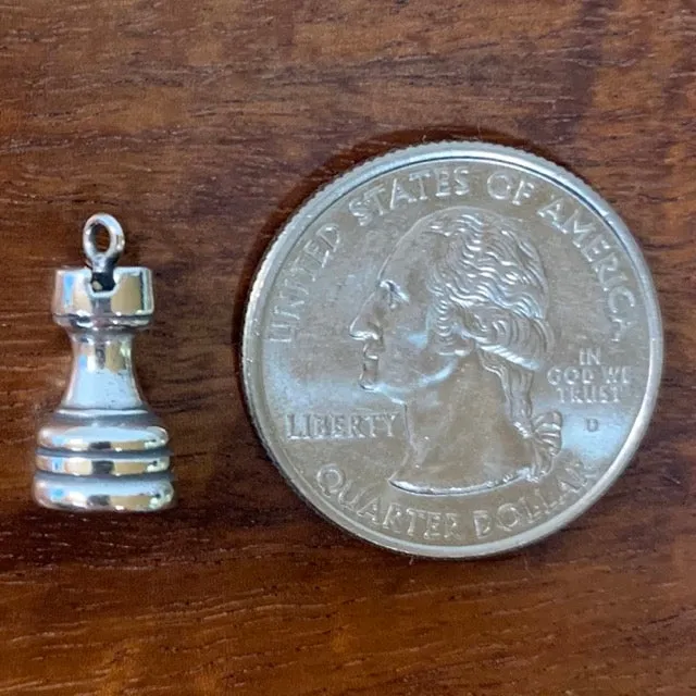 Rook Chess Piece Charm