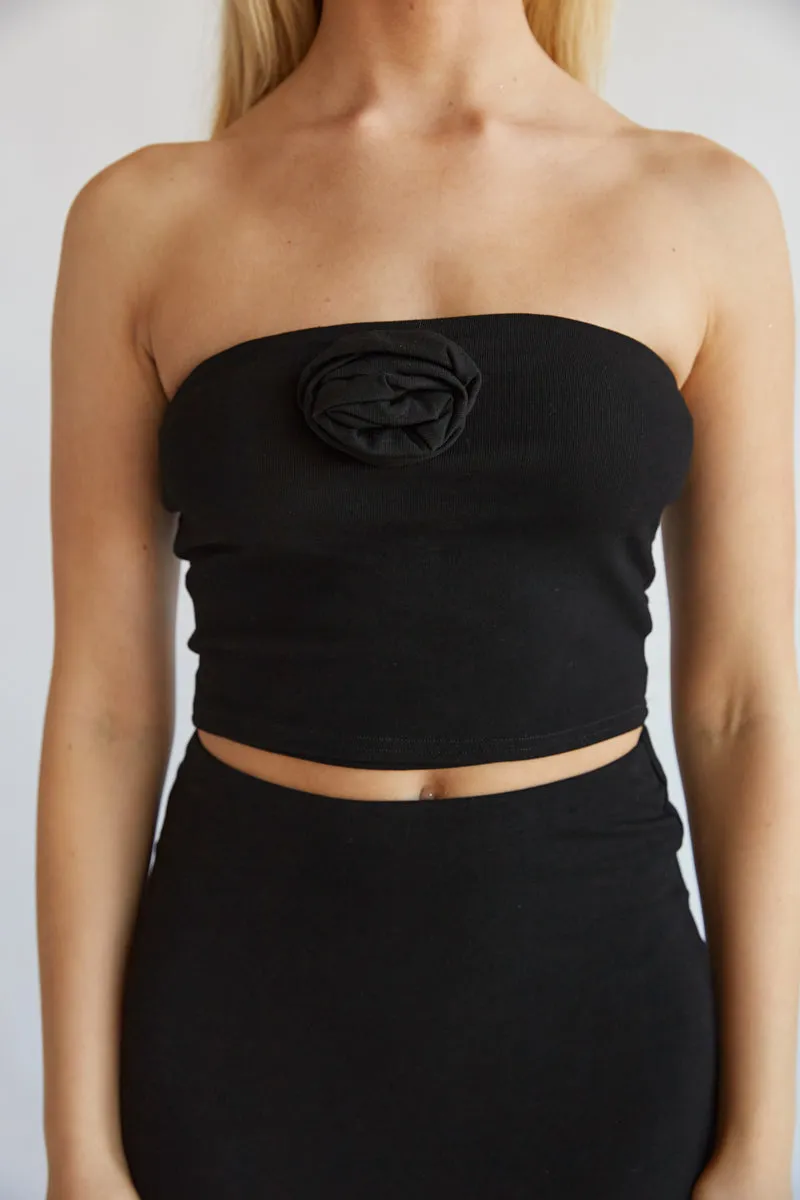 Rosalyn Rosette Tube Top