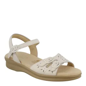 SAS Women's Duo Quarter Strap Sandal White