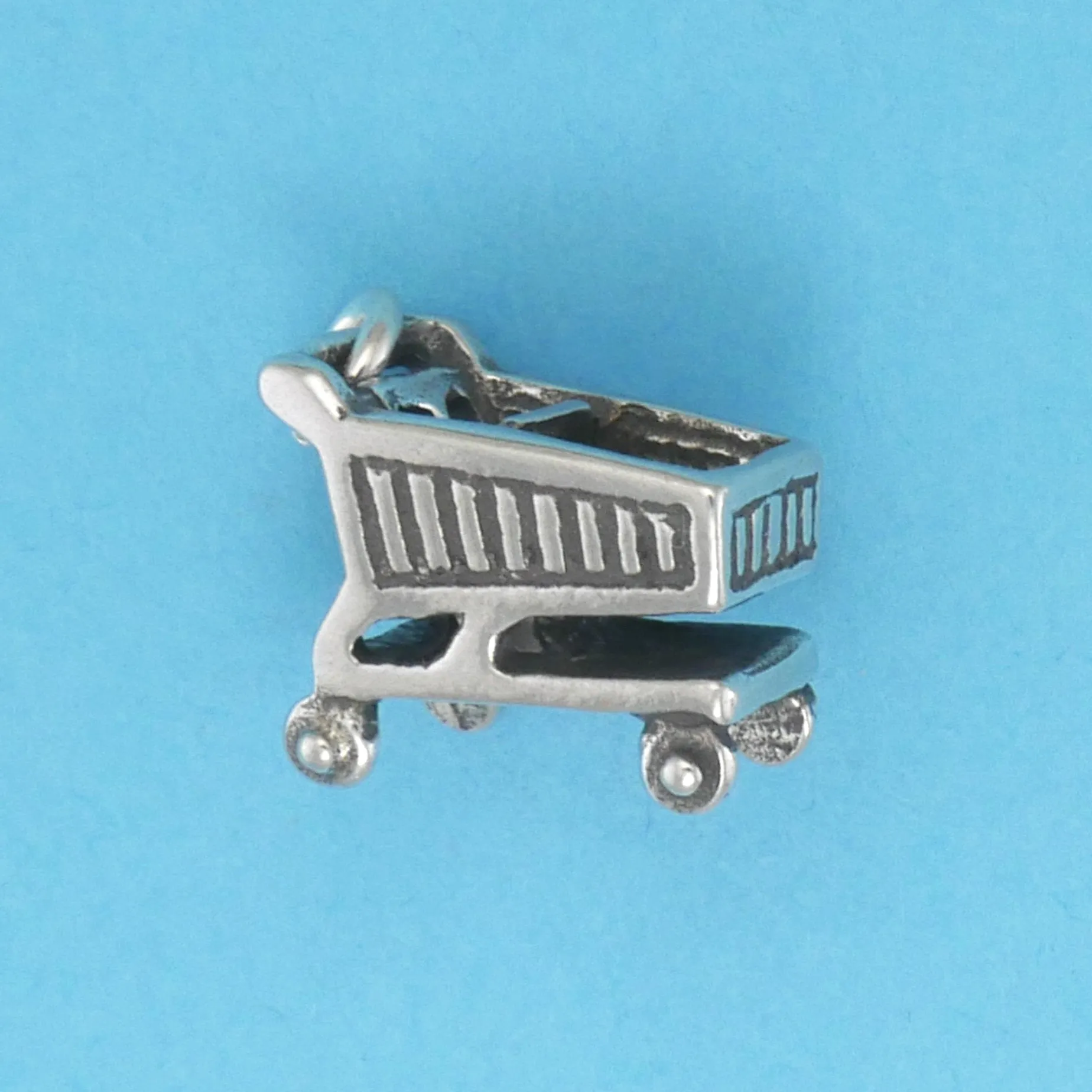 Shopping Cart Charm