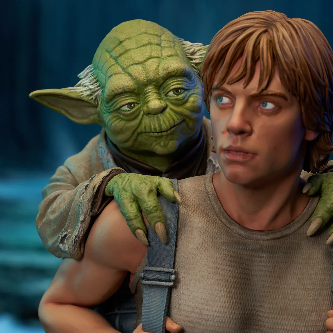 Star Wars: The Empire Strikes Back Luke Skywalker with Yoda 1:6 Scale Mini-Bust