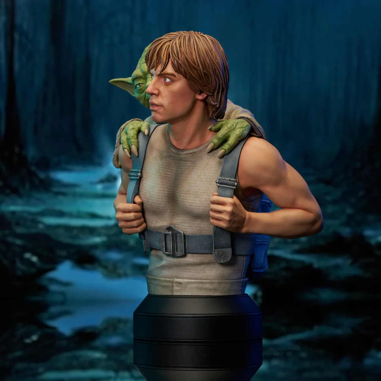 Star Wars: The Empire Strikes Back Luke Skywalker with Yoda 1:6 Scale Mini-Bust