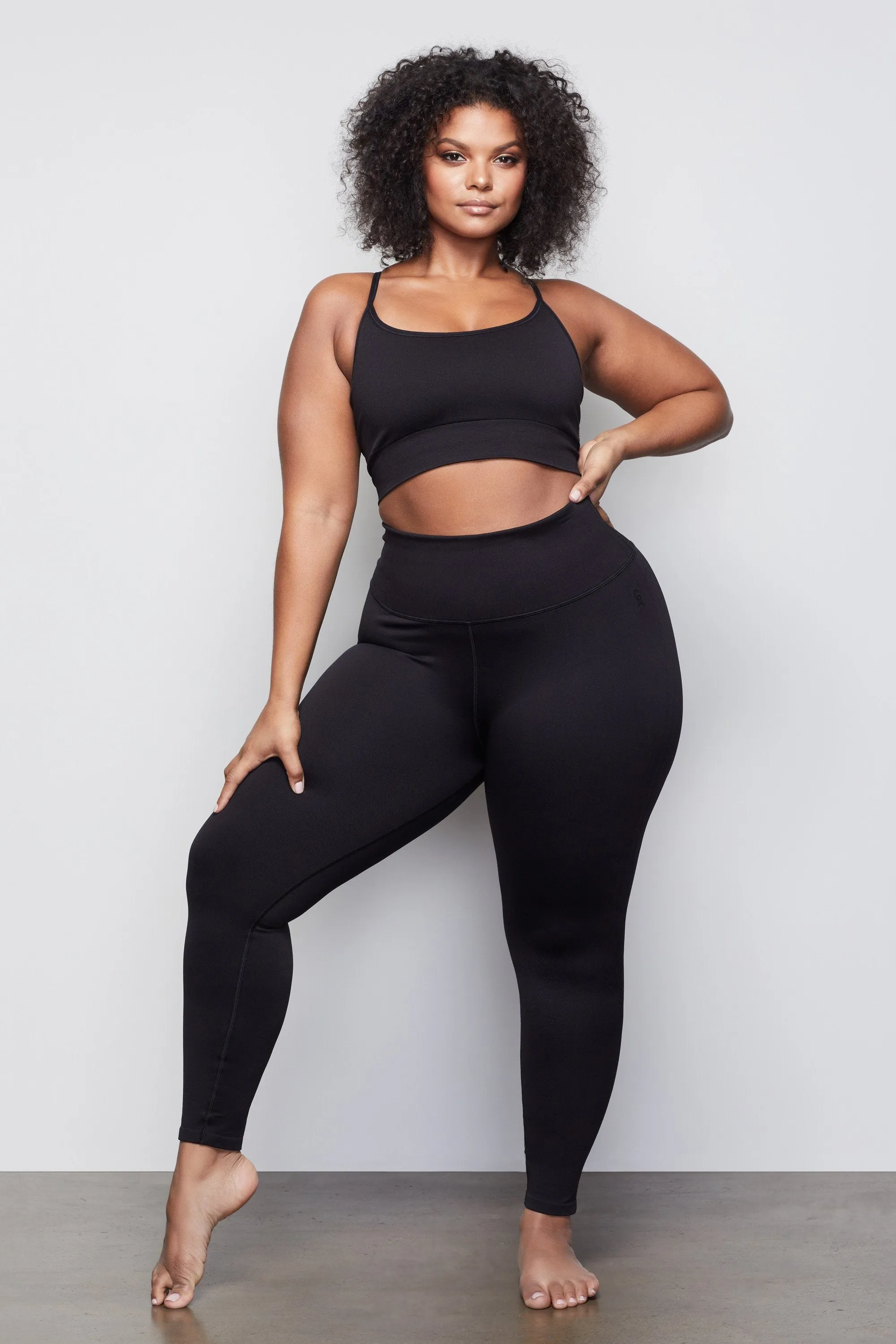 THE GOOD WAIST SEAMLESS LEGGING | BLACK001