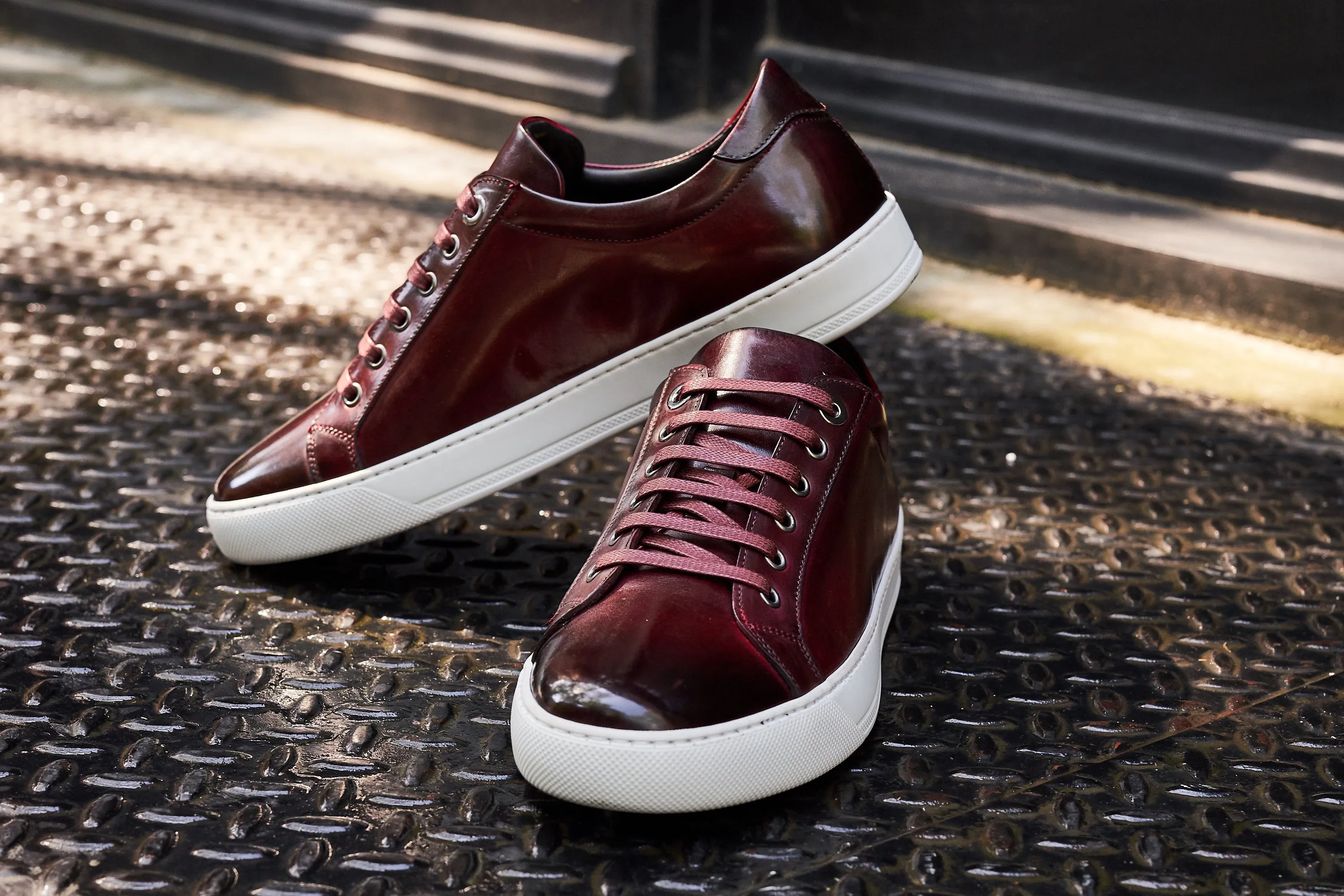 The Smith Low-Top Sneaker - Oxblood