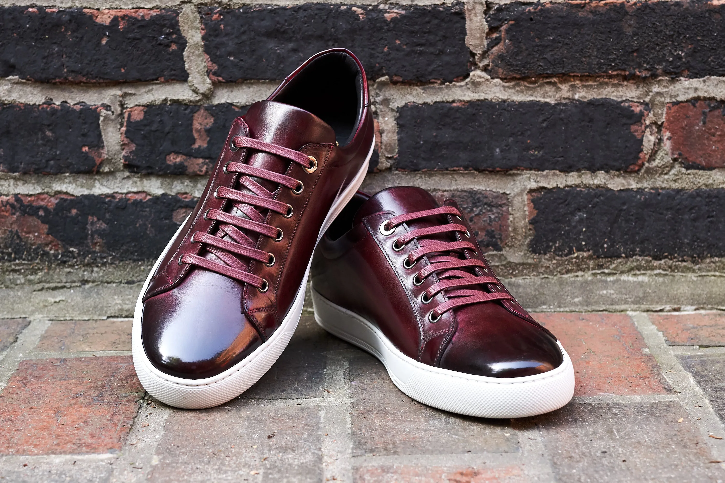 The Smith Low-Top Sneaker - Oxblood