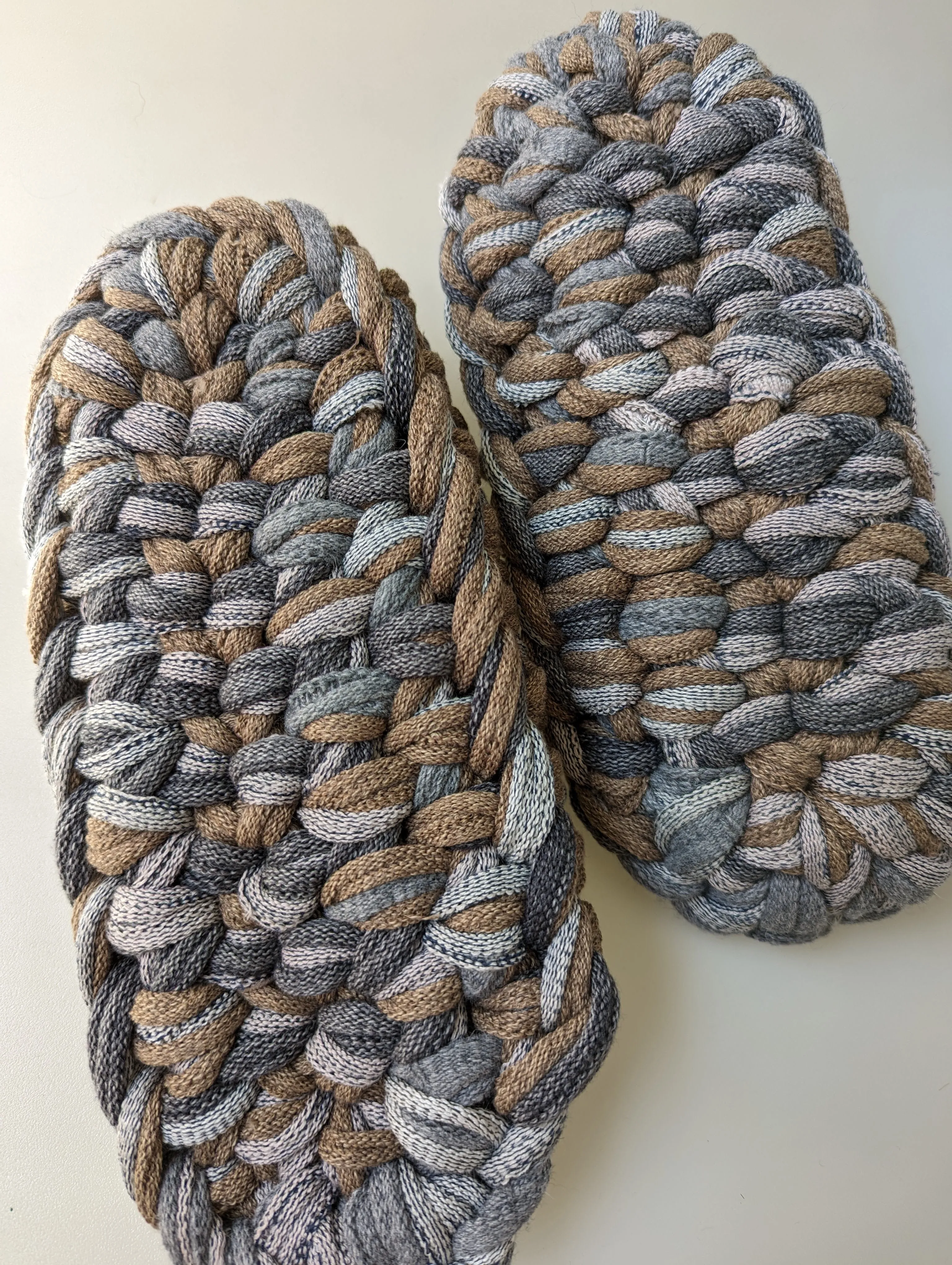 XL | Knit up-cycle slippers 2023-XL40 [XL]