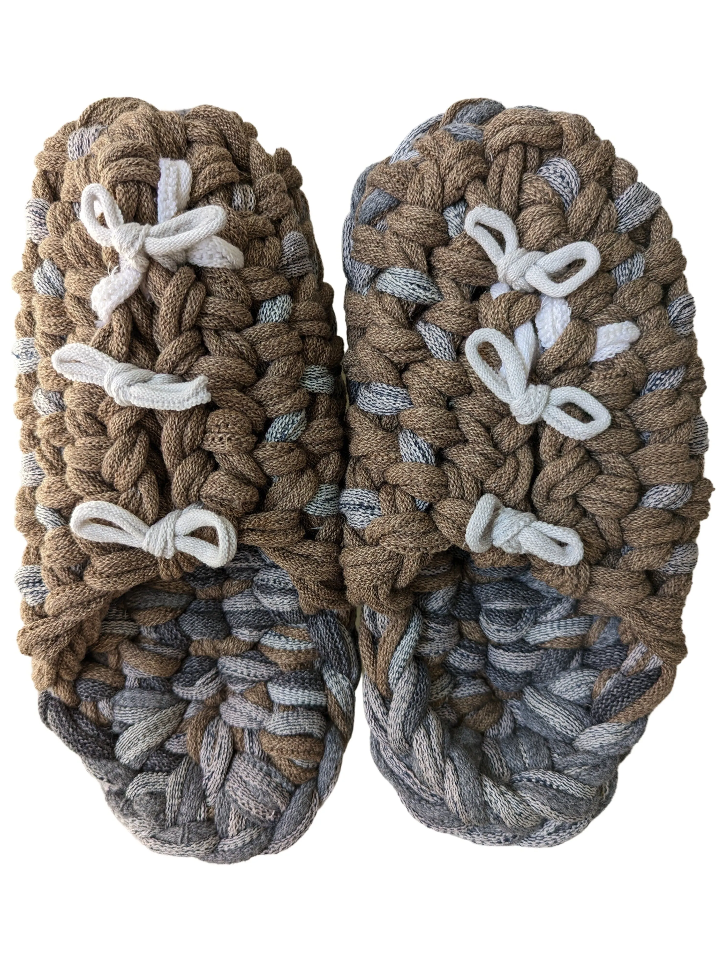 XL | Knit up-cycle slippers 2023-XL40 [XL]